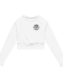 Alternative view of Recycled long-sleeve crop top